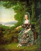 Jens Juel Madame de Pragins Spain oil painting artist